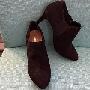 Audrey Brooke Booties, Black, Size 9